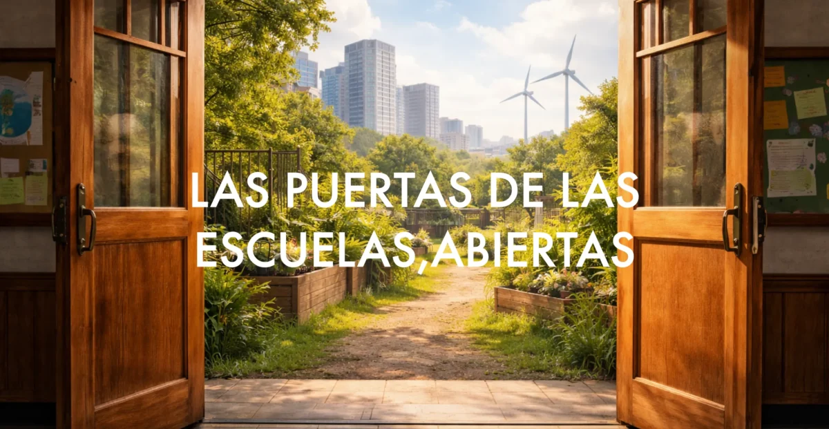 Las puertas de las escuelas, abiertas